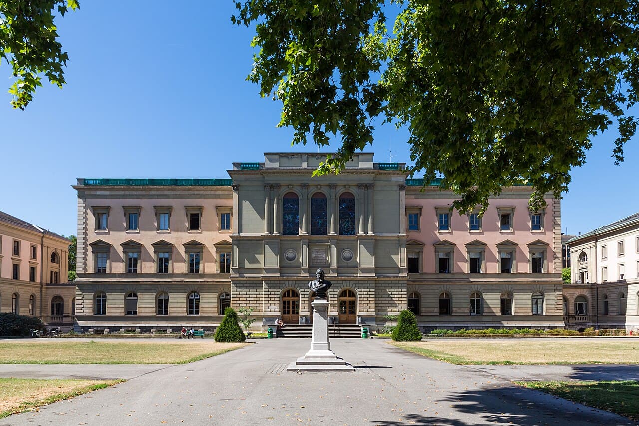 Main building of the University of Geneva, where one of Switzerland's four accredited dental schools is located